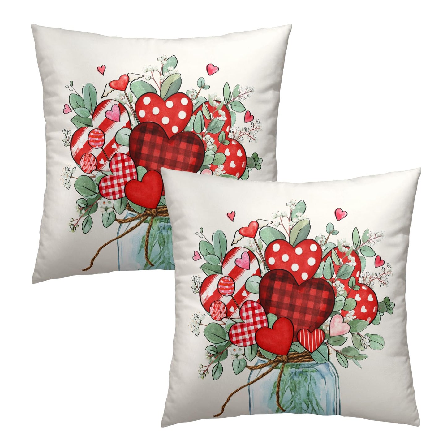 Fall Pumpkin Throw Pillow Cover 18x18inch Set of 2 Autumn Maple Leaf Pillowcases Orange Fall Leaves Cotton Cushion Case for Thanksgiving Farmhouse Home Couch Sofa Patio Decor BST202