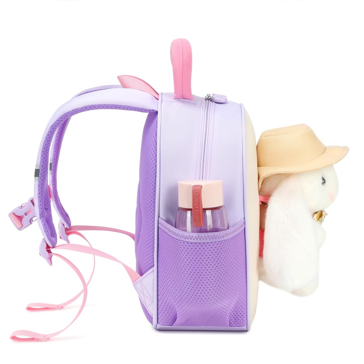 CAMTOP Cute Kids Toddler Backpack Small 3D Cartoon School Bookbags Age 1-3 Daycare Nursary Travel Bags (Butterfly-pink) BST326H