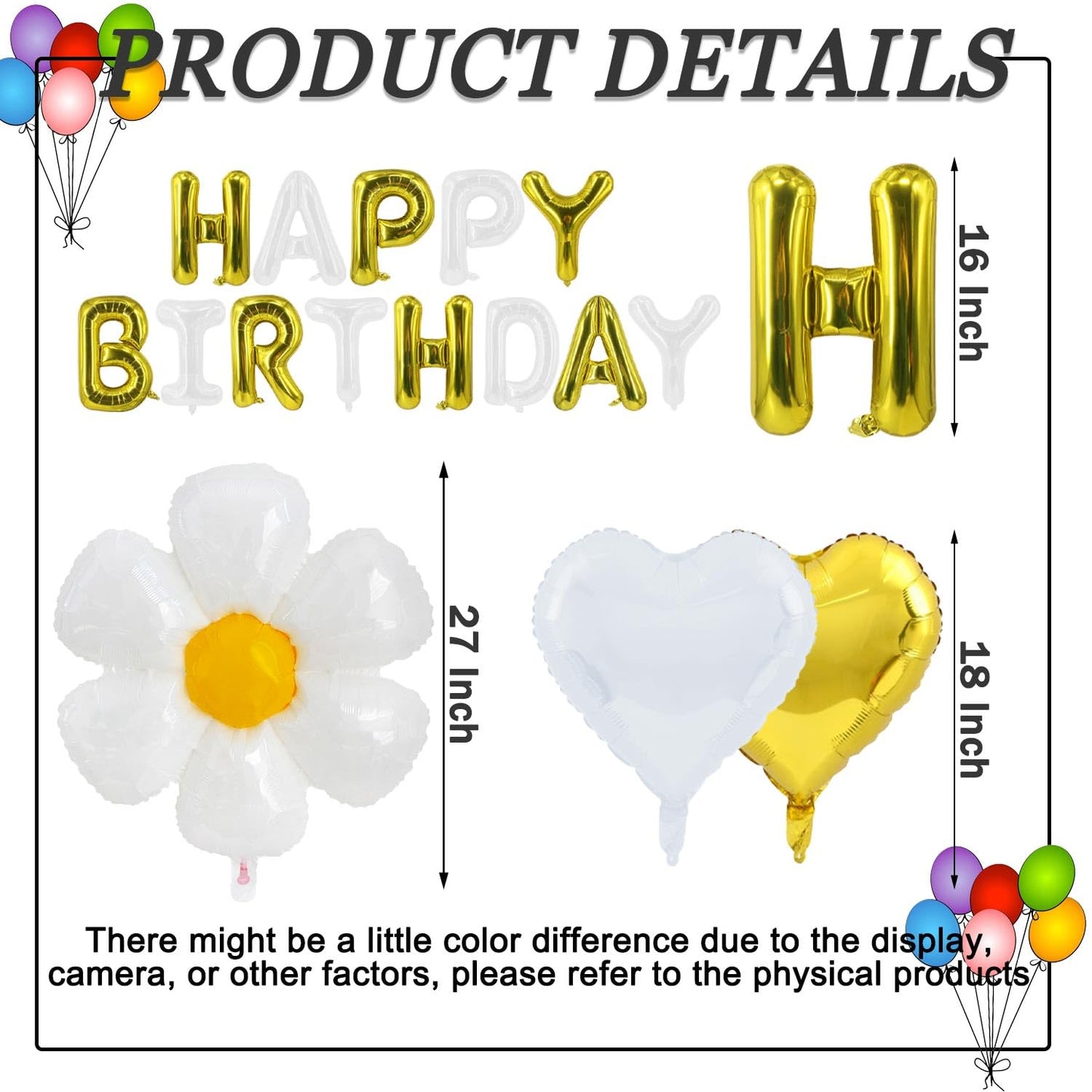 Green Happy Birthday Balloons Banner Foil Balloons Letters Banner Balloon for Green Themed Party Decoration Supplies Christmas Birthday Decoration Decor Ballons Arch Kits Party Balloon Set 15pcs BST326L