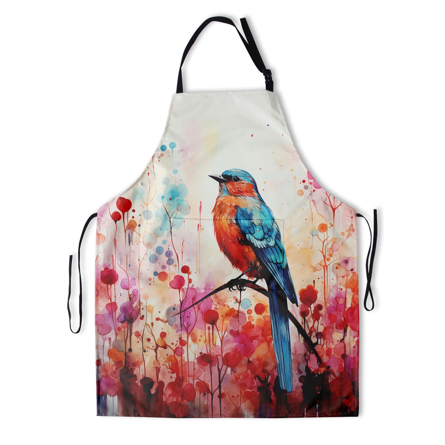Art Apron with Pocket for Women Men | Kitchen Aprons Chef Apron for Cooking Baking BBQ Painting Gardening BST202