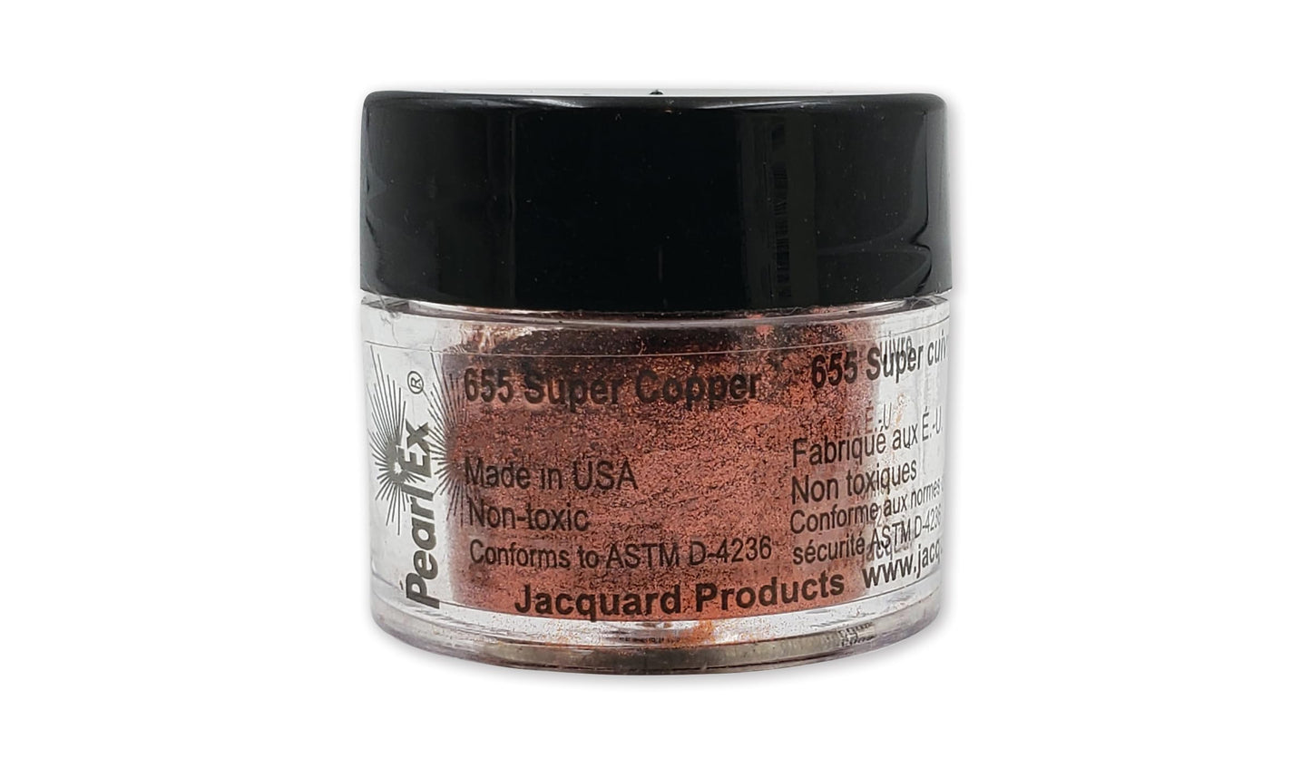 Jacquard Pearl Ex Pigment Powder 3 Grams Super Bronze - Loose Mica Powder for Epoxy Resin, Watercolors, Calligraphy Ink & Clay - Epoxy Pigment Powder - Epoxy Resin Color BST220