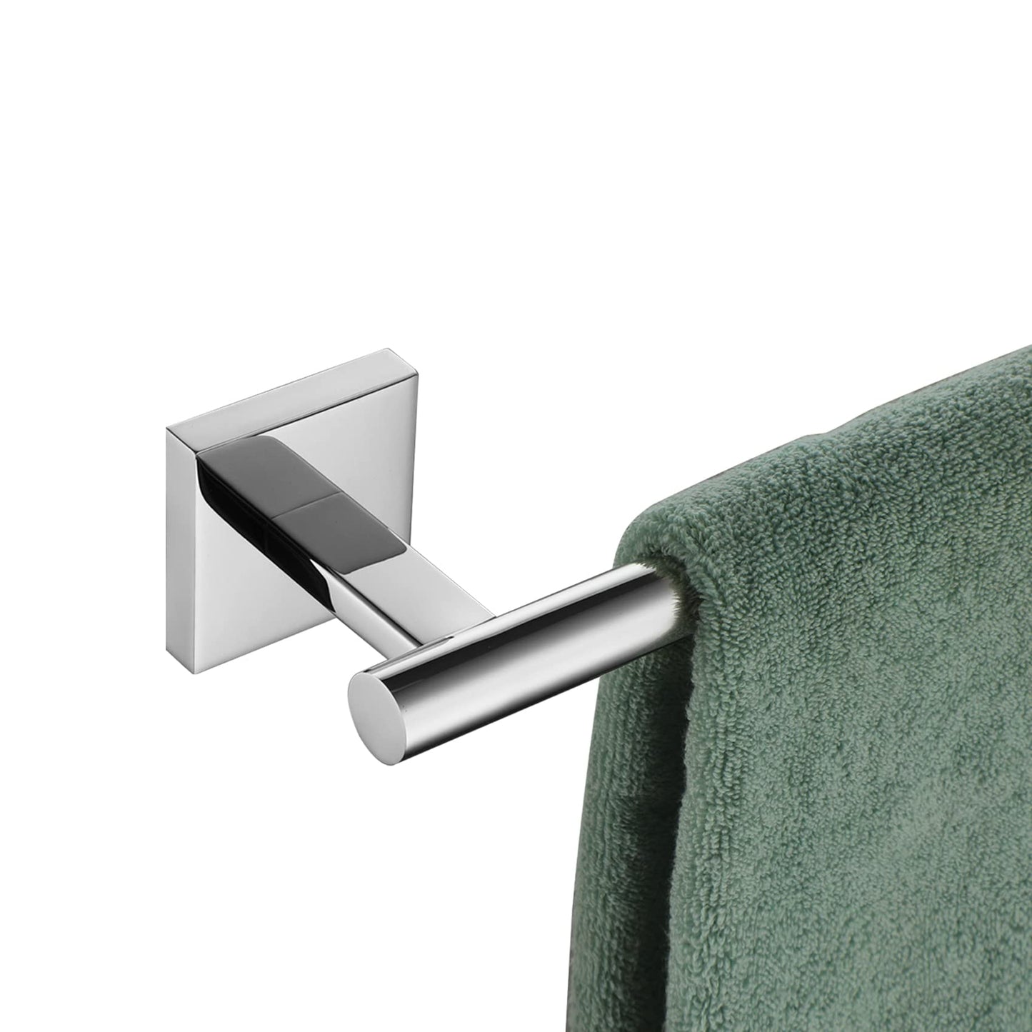 KOKOSIRI Bathroom Towel Bars 16 Inch Towel Rail Matte Black 40CM Hand Towel Holder for Bath Kitchen Wall Stainless Steel B4005BK-L16 BST202