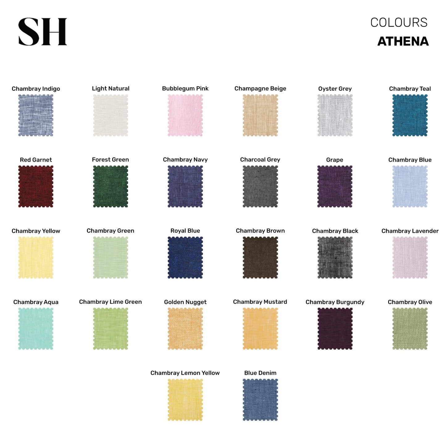 Solino Home 100% Linen Cocktail Napkins Black, Athena 6 x 6 in, Set of 12 | Small Cloth Napkins for cocktails, beverages, coasters and appetizer serving, Chambray Black, Pure Linen, OEKO-TEX Certified BST326SOLH
