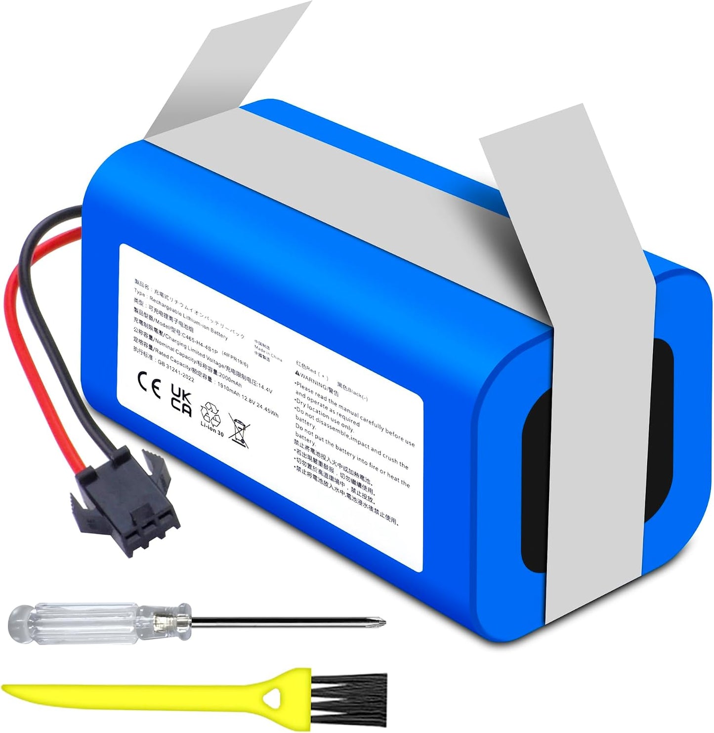 M210 Battery Replacement for Lefant, Compatible with Lefant M210 M210B M210P M213 M213S Robot Vacuum Cleaner 2000mAh12.8V Battery BST220