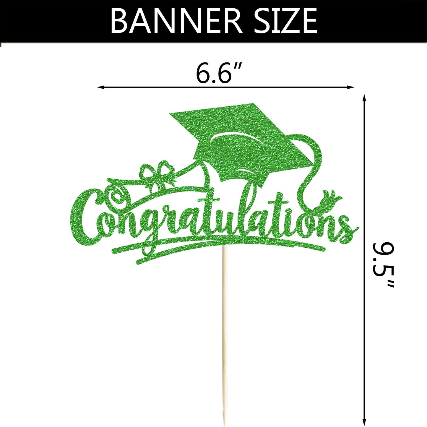 Congratulations 2026 Graduation Cake Topper Red Glittery Class of 2026 Cake Topper Congrats Grad Party Cake Decor for 2026 Senior High School College Grad Party Supplies Decorations BST220