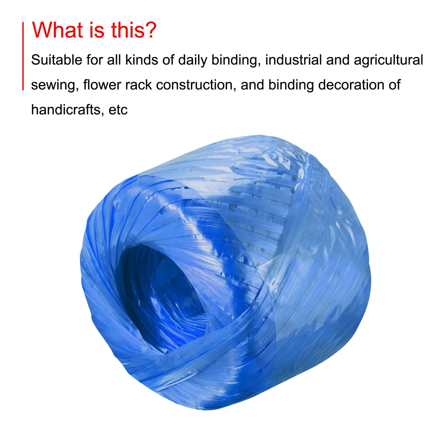 MECCANIXITY Polyester Nylon Plastic Rope Twine Household Bundled for Packing Gardening Craft,350m Length,Yellow BST326L