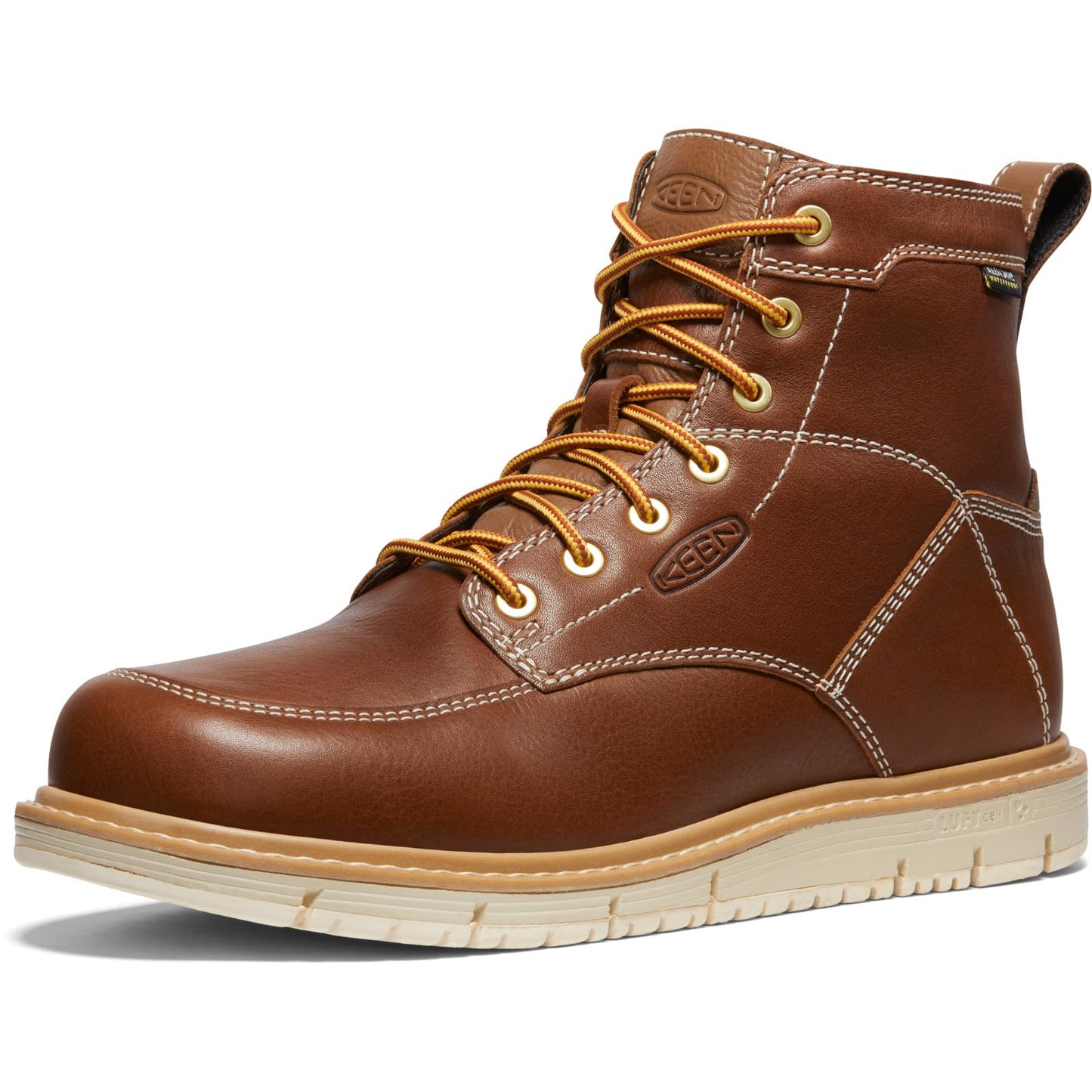 KEEN Utility Men's San Jose 6" Soft Toe Waterproof Wedge Work Boots DD1210