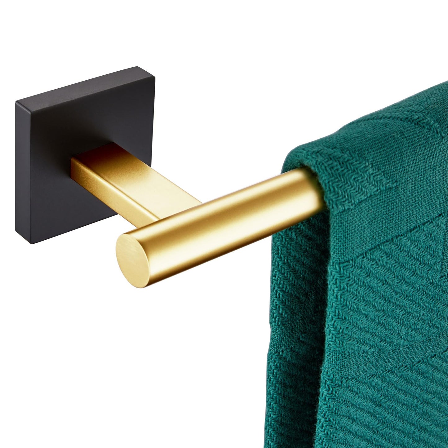 KOKOSIRI Bathroom Towel Bars 16 Inch Towel Rail Matte Black 40CM Hand Towel Holder for Bath Kitchen Wall Stainless Steel B4005BK-L16 BST202