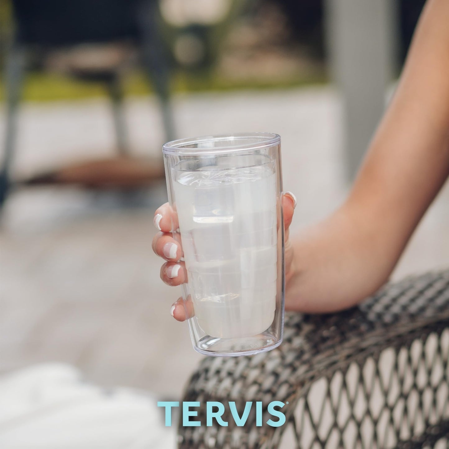 Tervis Friends Pattern Triple Walled Insulated Tumbler Travel Cup Keeps Drinks Cold & Hot, 20oz Legacy, Stainless Steel