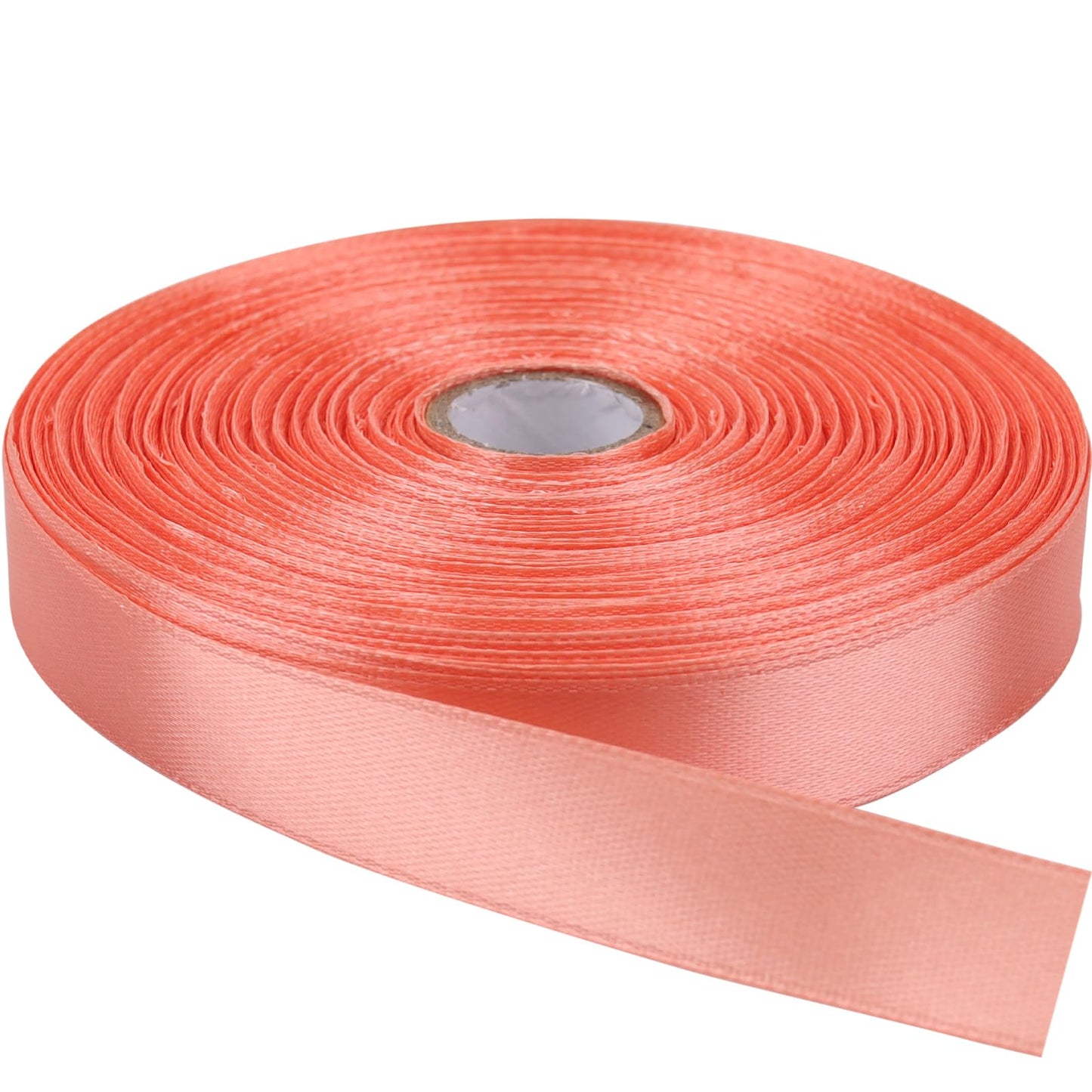 Single-Faced Sash Pink Ribbon - 1/2 Inch x 50 Yards Bulk Roll - Decorative Gift Wrapping, Crafting, Hair Bows, Wedding Party Decorations BST220