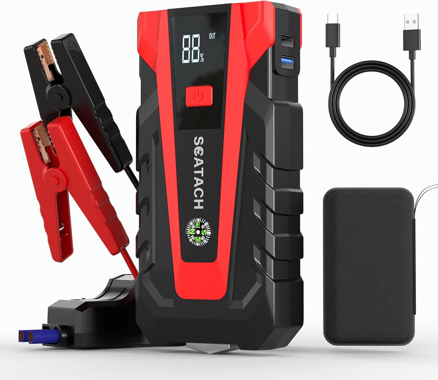 Jump Starter 3 in 1, Jump Starter, Power Bank, Flashlight 89