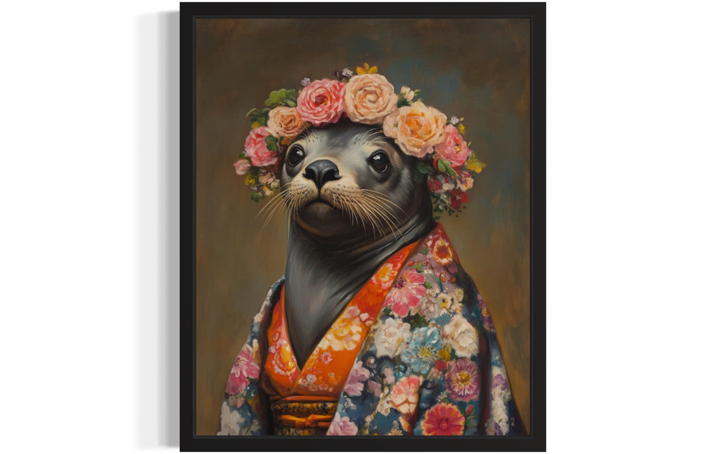 Sloth Unframed Wall Art Print Poster, Kimono Bathroom Dressing Room Decor Posters Prints for Restroom Home Picture Painting Artwork Gallery 5 (Sloth, 10"L x 8"W, Unframed) BST220