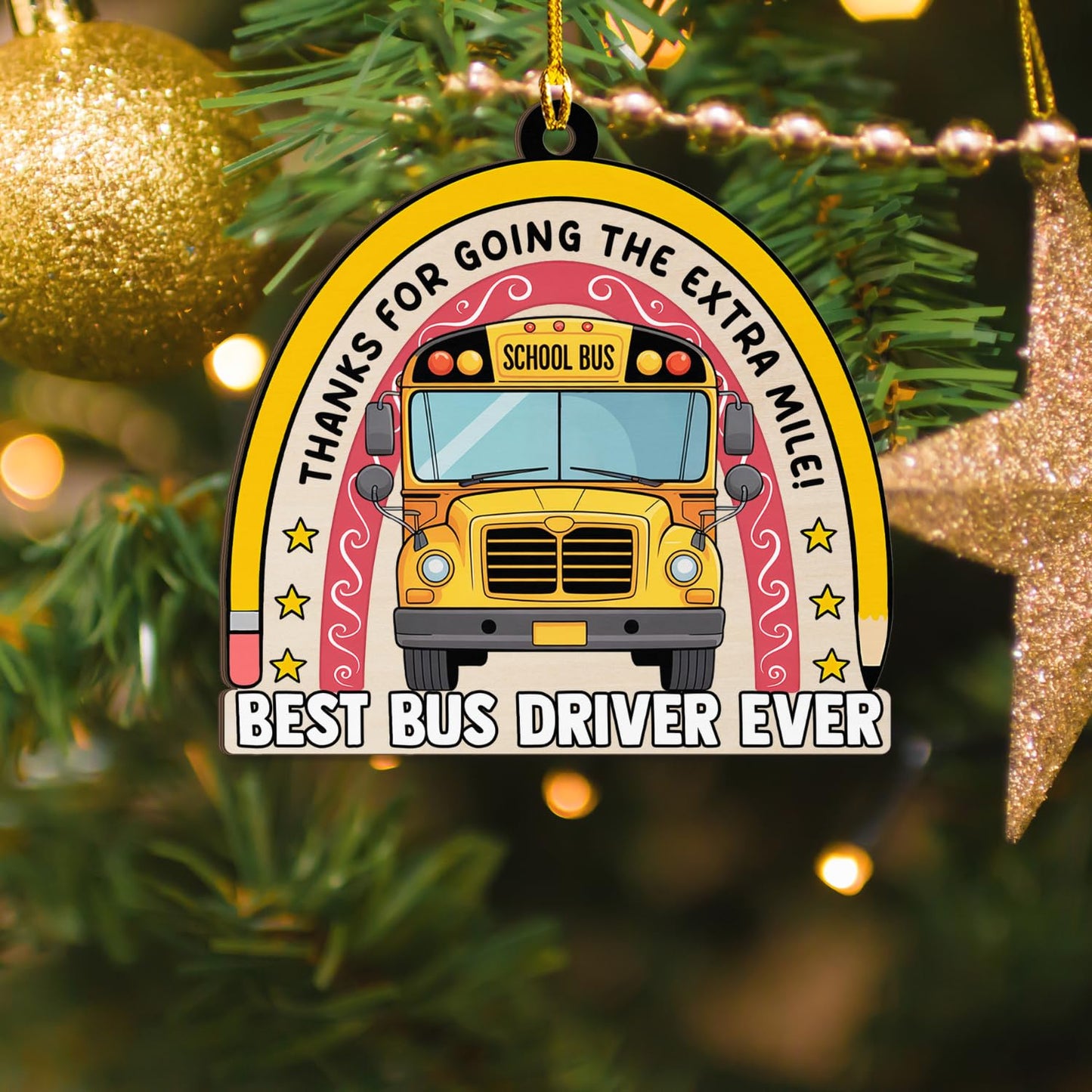 Back to School Bus Driver Appreciation Gifts, Bus Driver Gifts, School Drivers Appreciation Gift for Men, Thank You Retirement Gift for School Driver Monitor (Style 2) BST326L