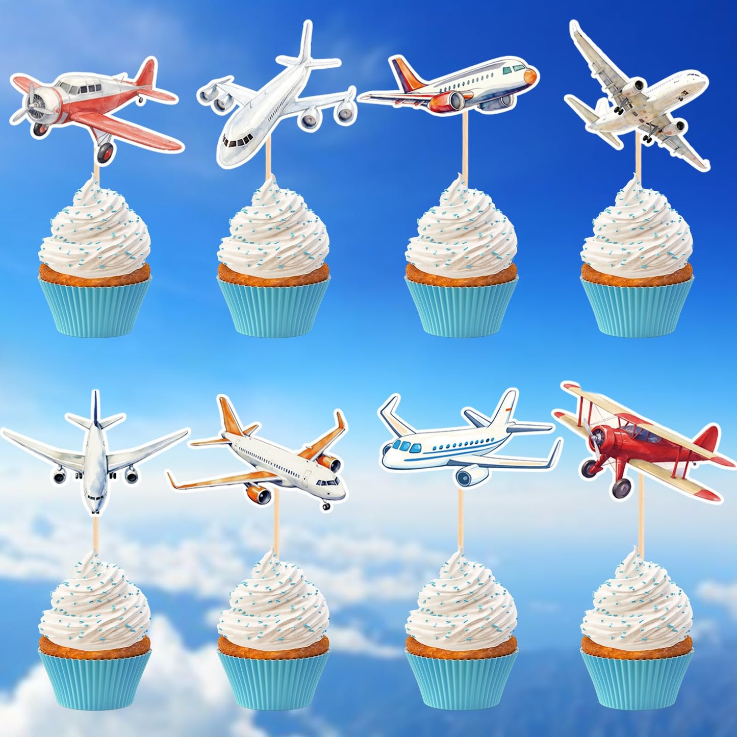 48 Pack Casino Cupcake Toppers Glitter Poker Chips Dices Mini Slot Machine Cupcake Picks for Las Vegas Casino Night Theme Birthday Party Baby Shower Decoration Supplies BST220