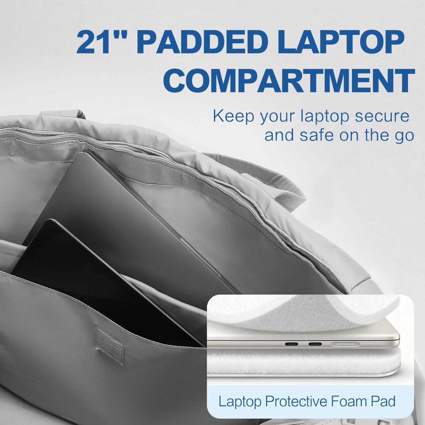 Large 4-in-1 Leather Duffle Bag for Travel Weekender Overnight Hospital Gym Bag for Men & Women, Carry On Airline Approved Personal Item Duffel Garment Bag Luggage with Shoe Compartment & Toiletry Bag BST326H