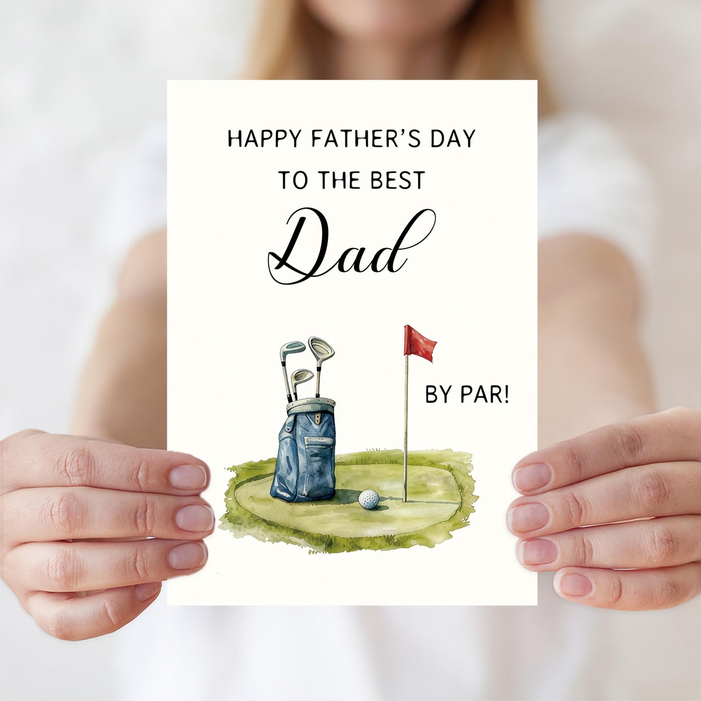 Fathers Day Card,Fathers Day Cards Gifts Decorations for Dad from Daughter Son,Happy Father's Day Cards Gifts Ideas with Envelope,Funny Sweet Dad Card BST220