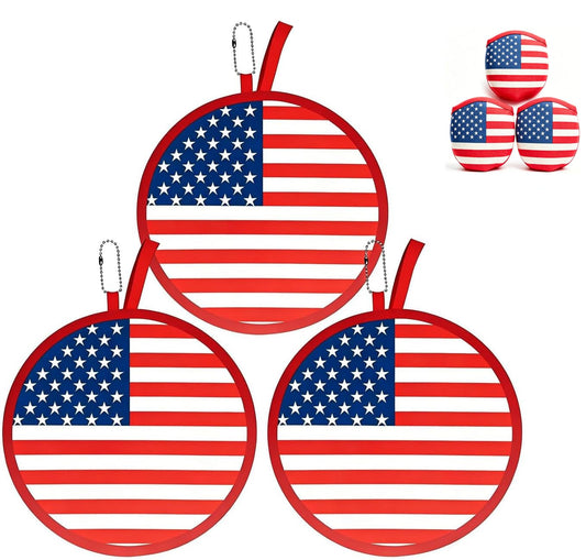 2026 World Cup Canada Flag Folding Hand Fans 3 PCS, 8.2" Fabric Round Foldable Fans with Matching Storage Pouches, Portable Hanging Fans for Game Day and Party Canada BST220