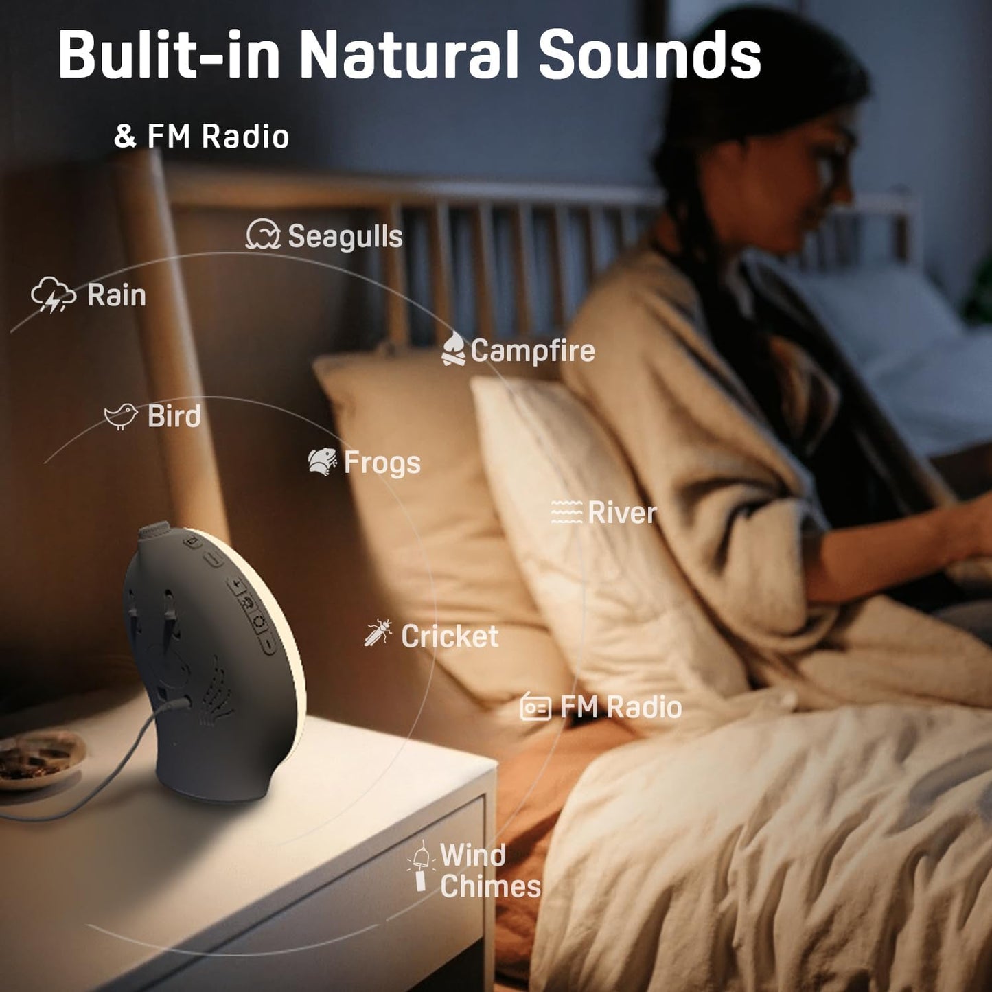Smart Wake Up Alarm Clock K8 72