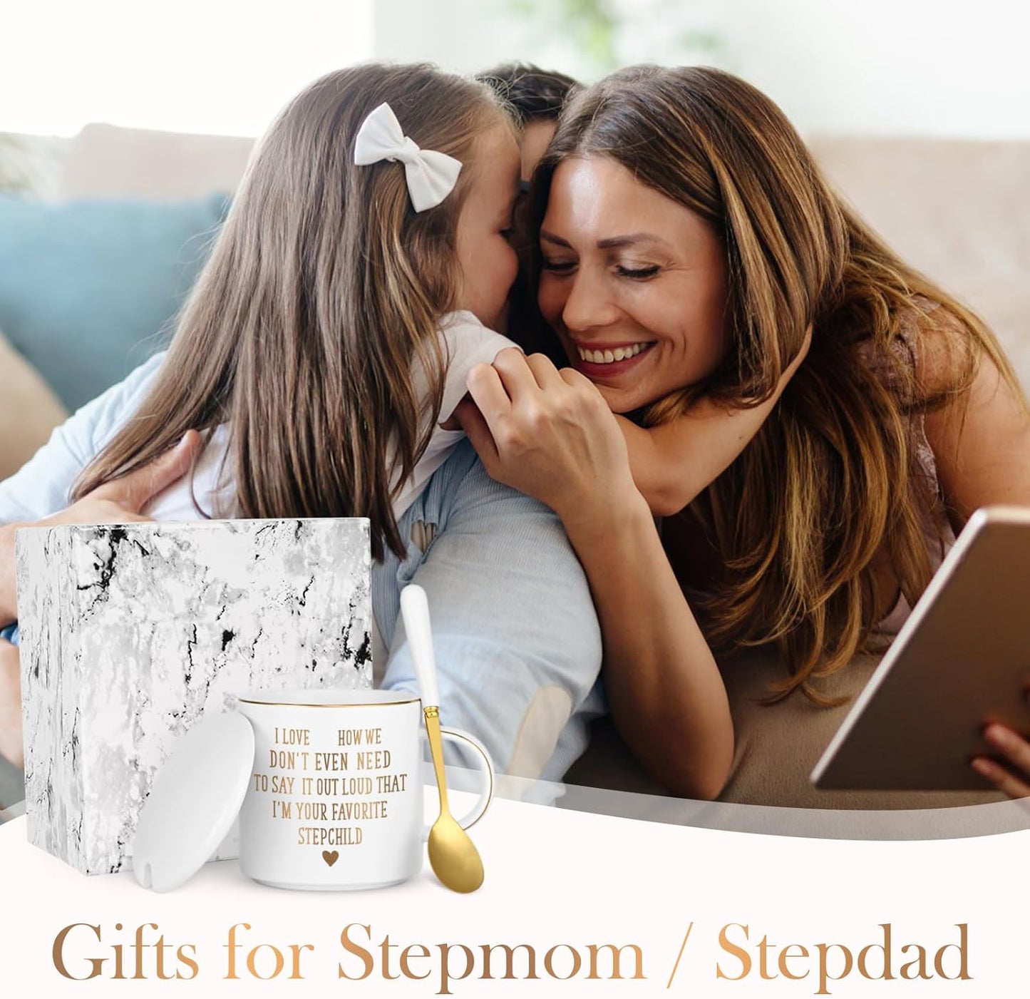 Cabtnca Step Mom Mothers Day Gifts, I’m Your Favorite Stepchild 47