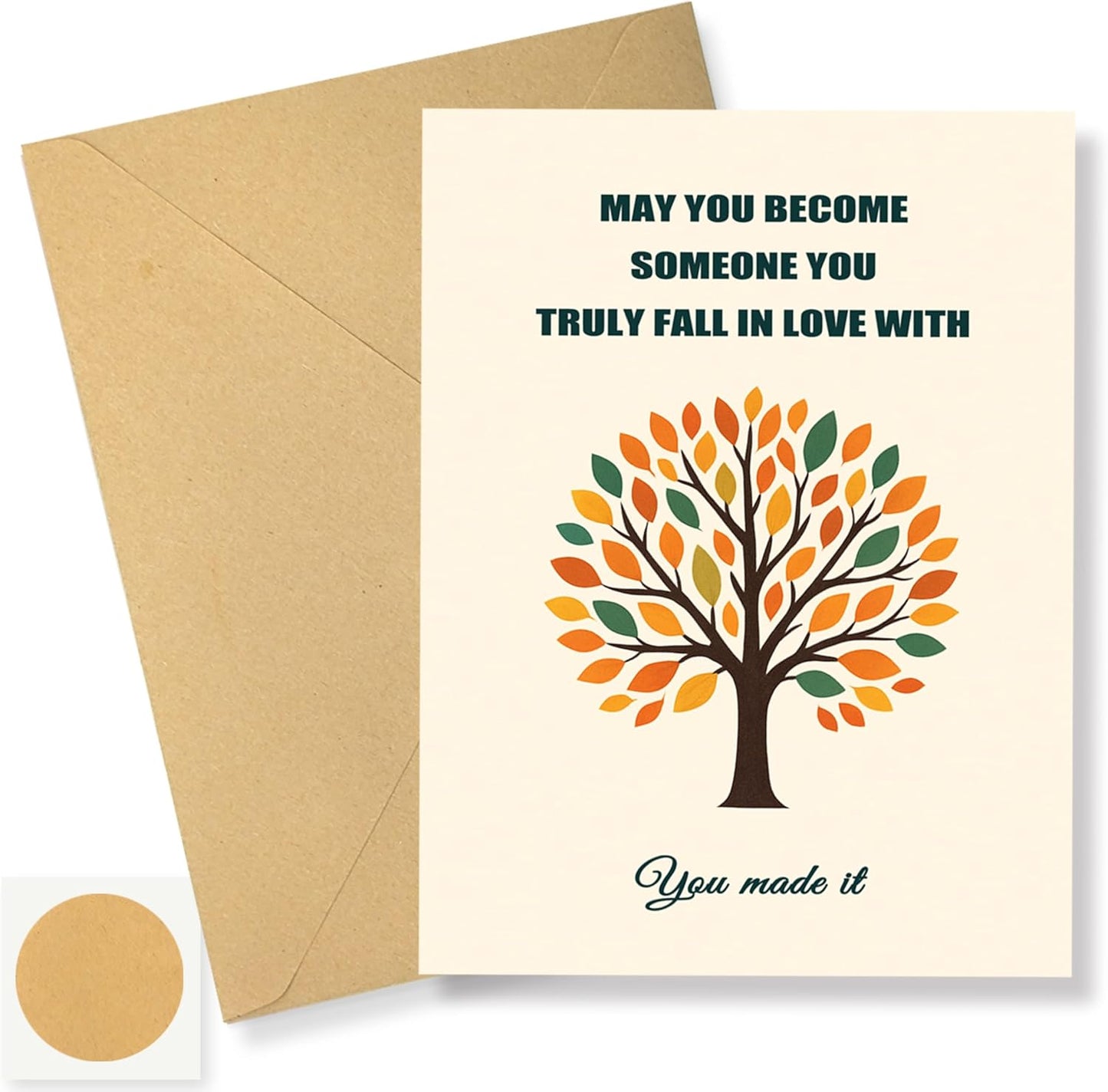 Inspirational Card for Friend, Healing Encouragement Card, Mental Wellness Greeting Card BST202