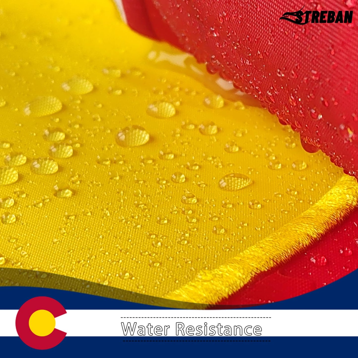 Arizona State Flag 3x5 - Embroidered Design AZ Flag, Heavy Duty Polyester with Brass Grommets for Outdoor WN420