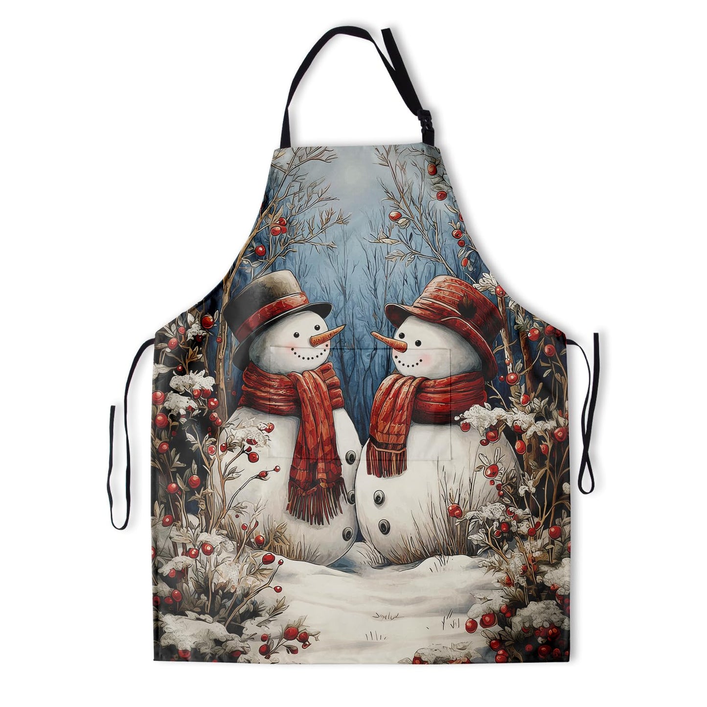 Giwawa Unisex Adult Apron Waterproof Stain Resistant Kitchen Cooking Apron with 2 Pockets for BBQ Grill Painting BST326H