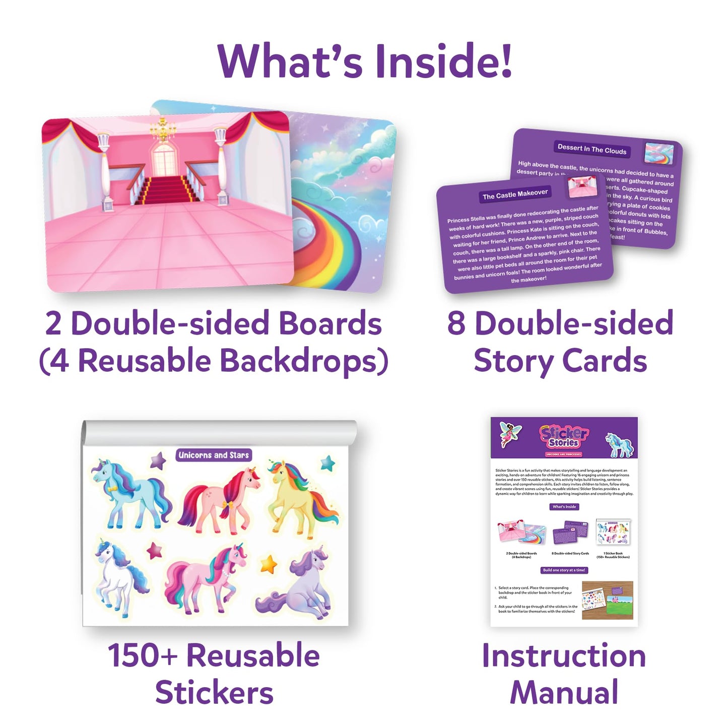 Skillmatics Activity Kit - Creative Storytelling & Skill Building with 150+ Reusable Stickers N3233