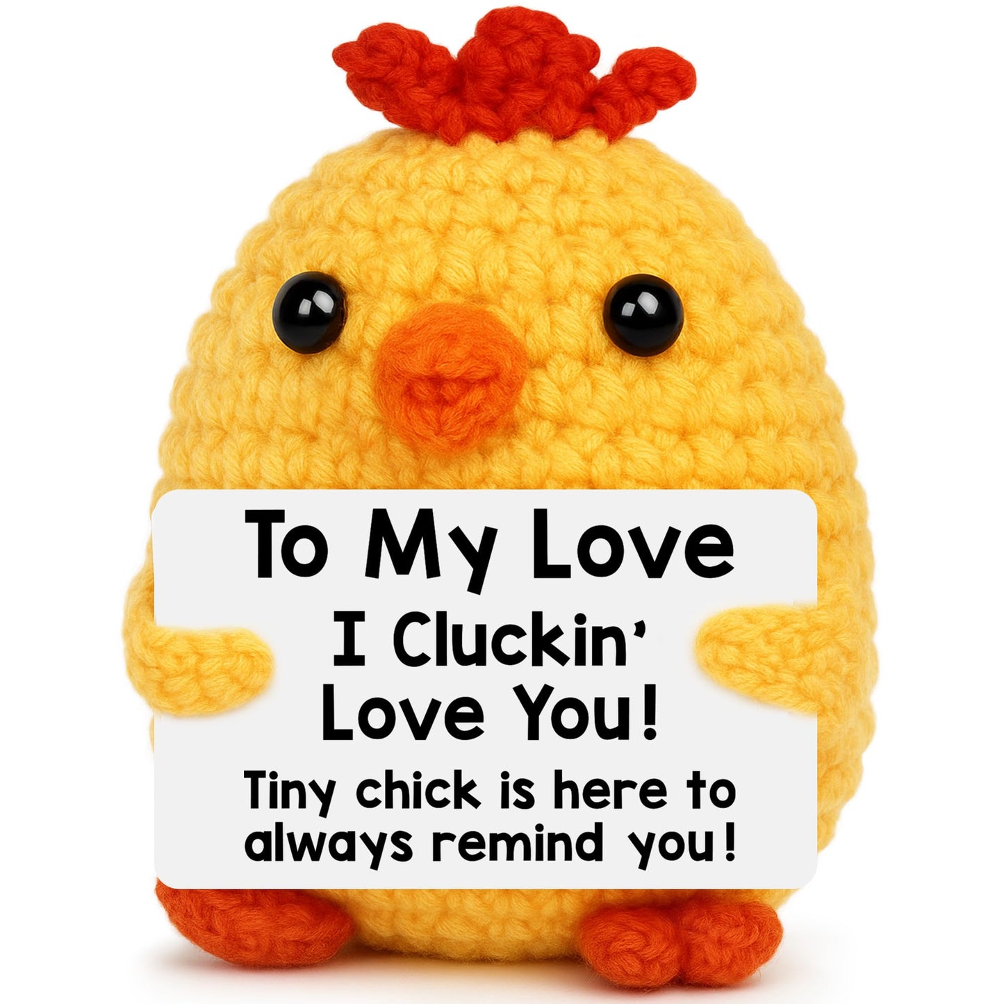 Grandma Birthday Gifts from Grandkids, New Grandma Grandmother I Love You Gift, Grandparents Day Gifts for Grandmas Grandmother Nana Gigi, Christmas Stocking Stuffers Funny Handmade Crochet Chicken BST220