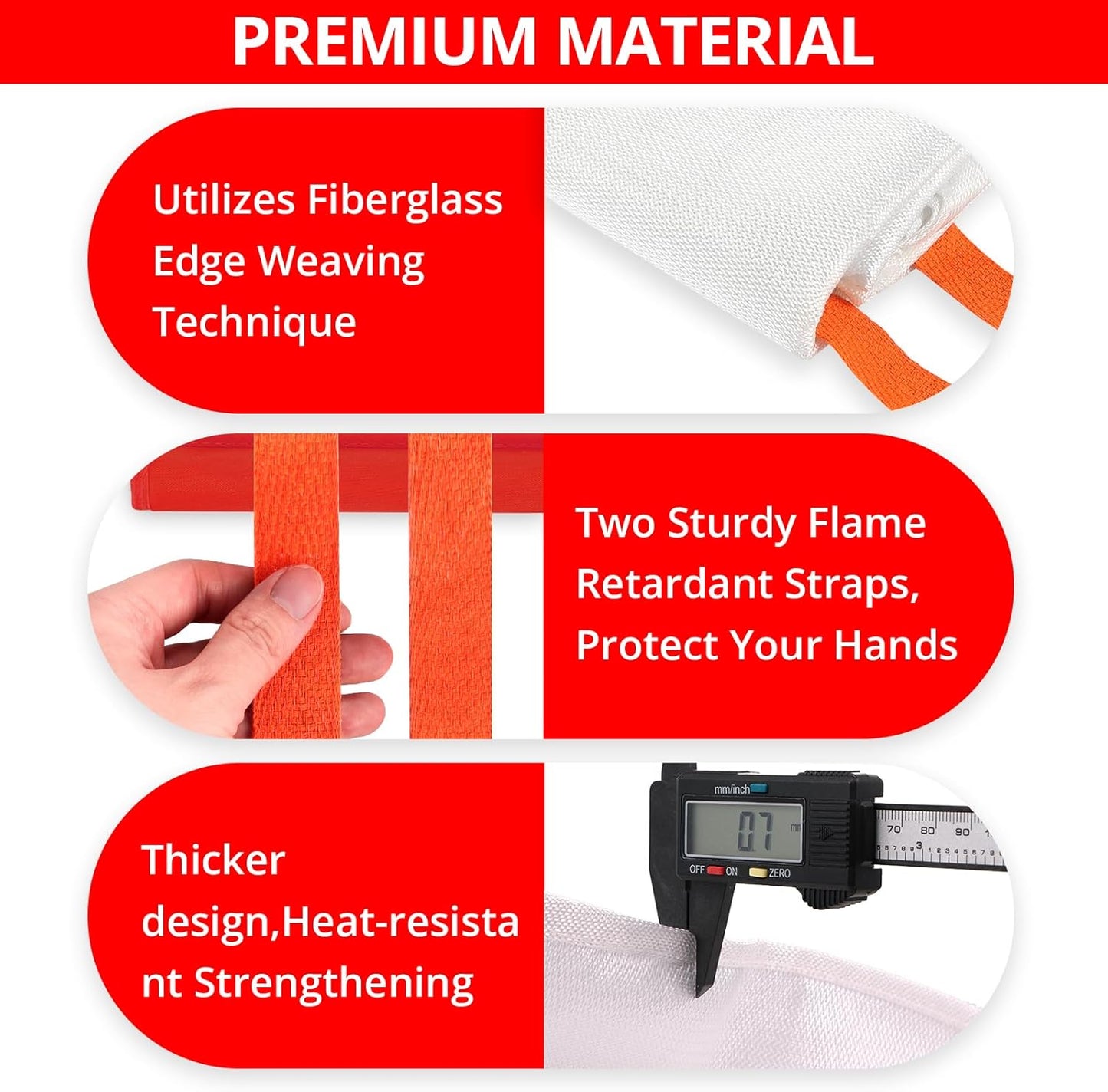 SecuCaptain Emergency Fire Blanket for Home and Kitchen 101