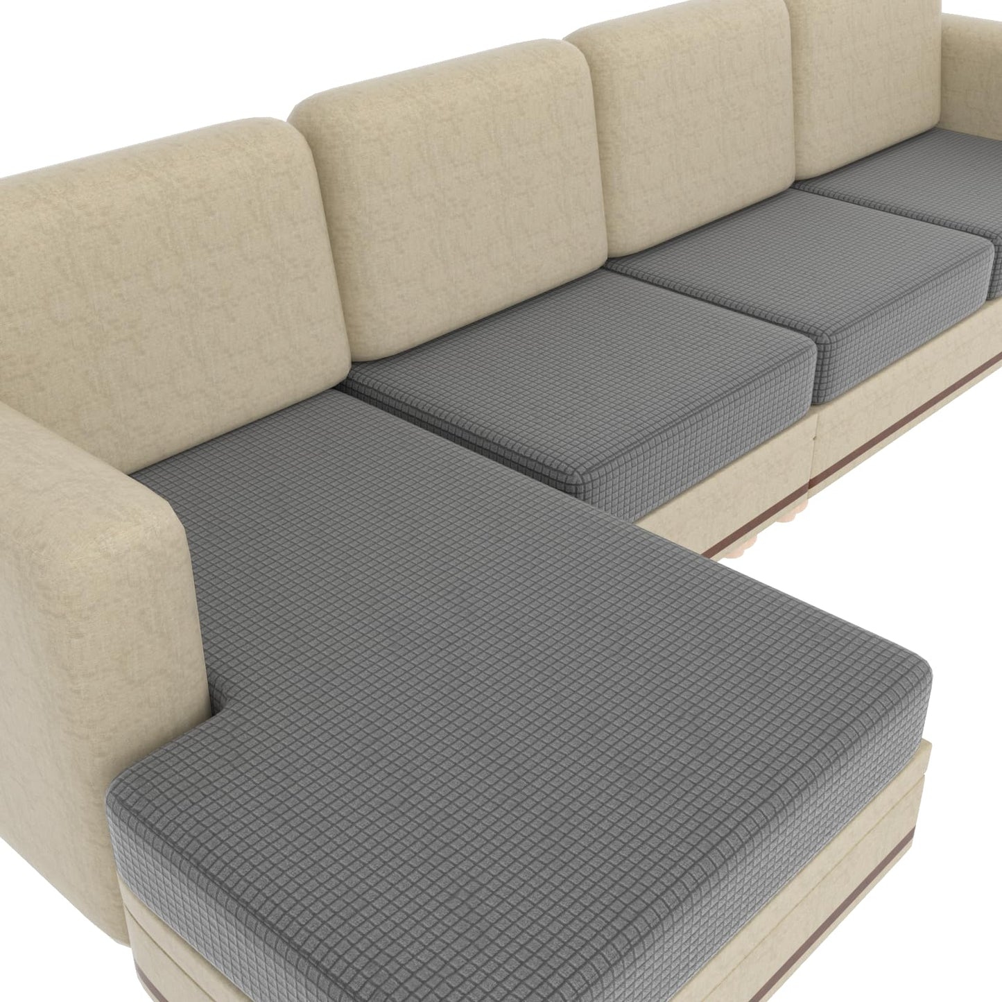 Stretch Couch Cushion Covers for Individual Sofa Seat Cushion,Washable Slipcover for Chair Loveseat Sofa,Furniture Protector Cushion Sofa Cover(Backrest or Seat) BST326H
