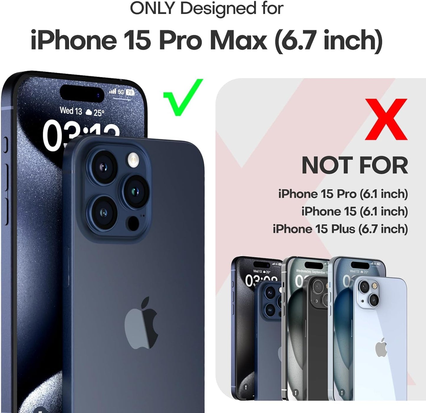 for iPhone 11 Case with Belt Clip Holster Kickstand & 2 Screen Protector, Full Protection Heavy Duty Phone Case, Shockproof Drop-Proof Durable Cover 6.1" [Black+Clip] WN420