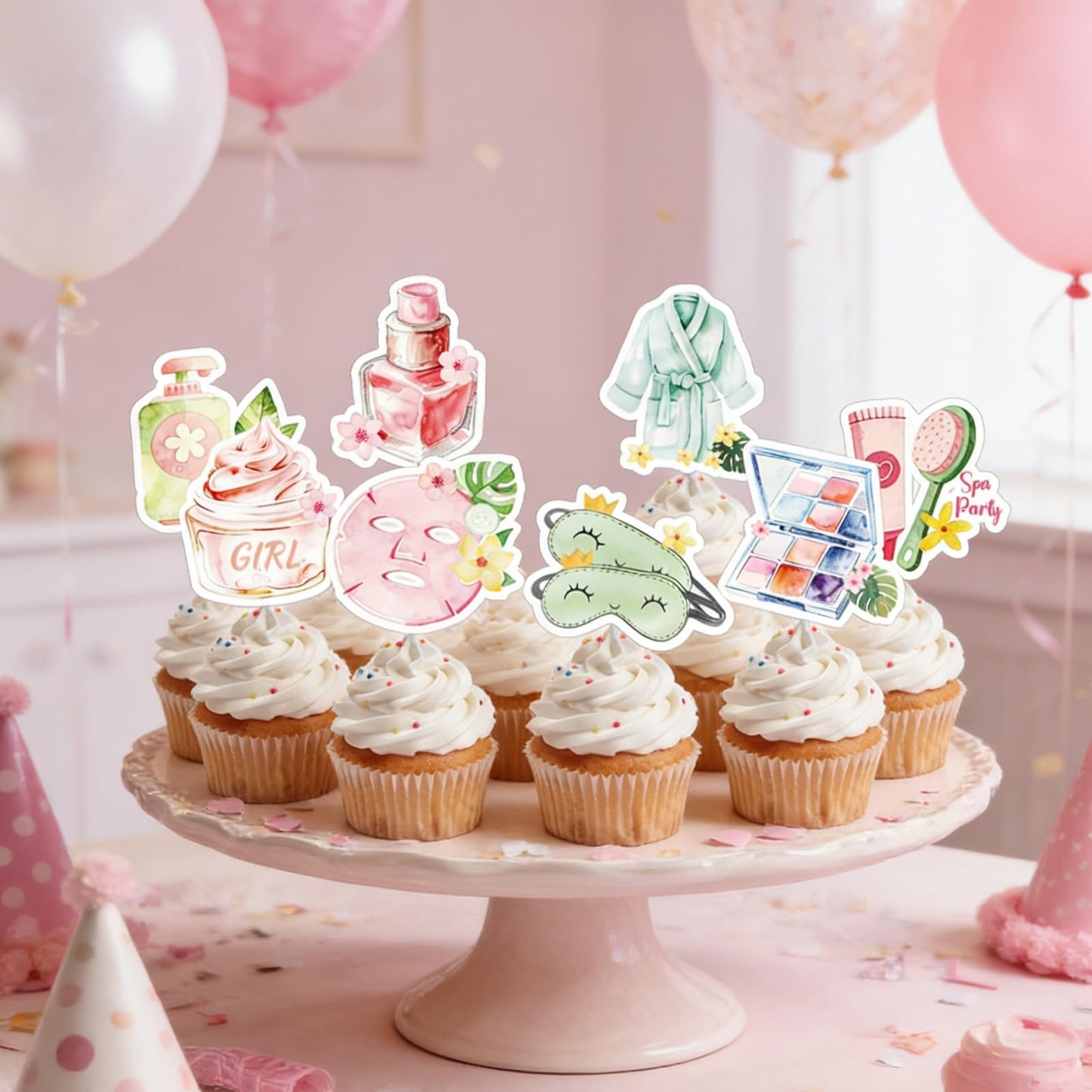 Baseball Birthday Party Decorotions - 24 PCS Ice Cream Drip Baseball Theme Cupcake Toppers, Boys Girls Sports Birthday Party Decorotions Supplies BST326L