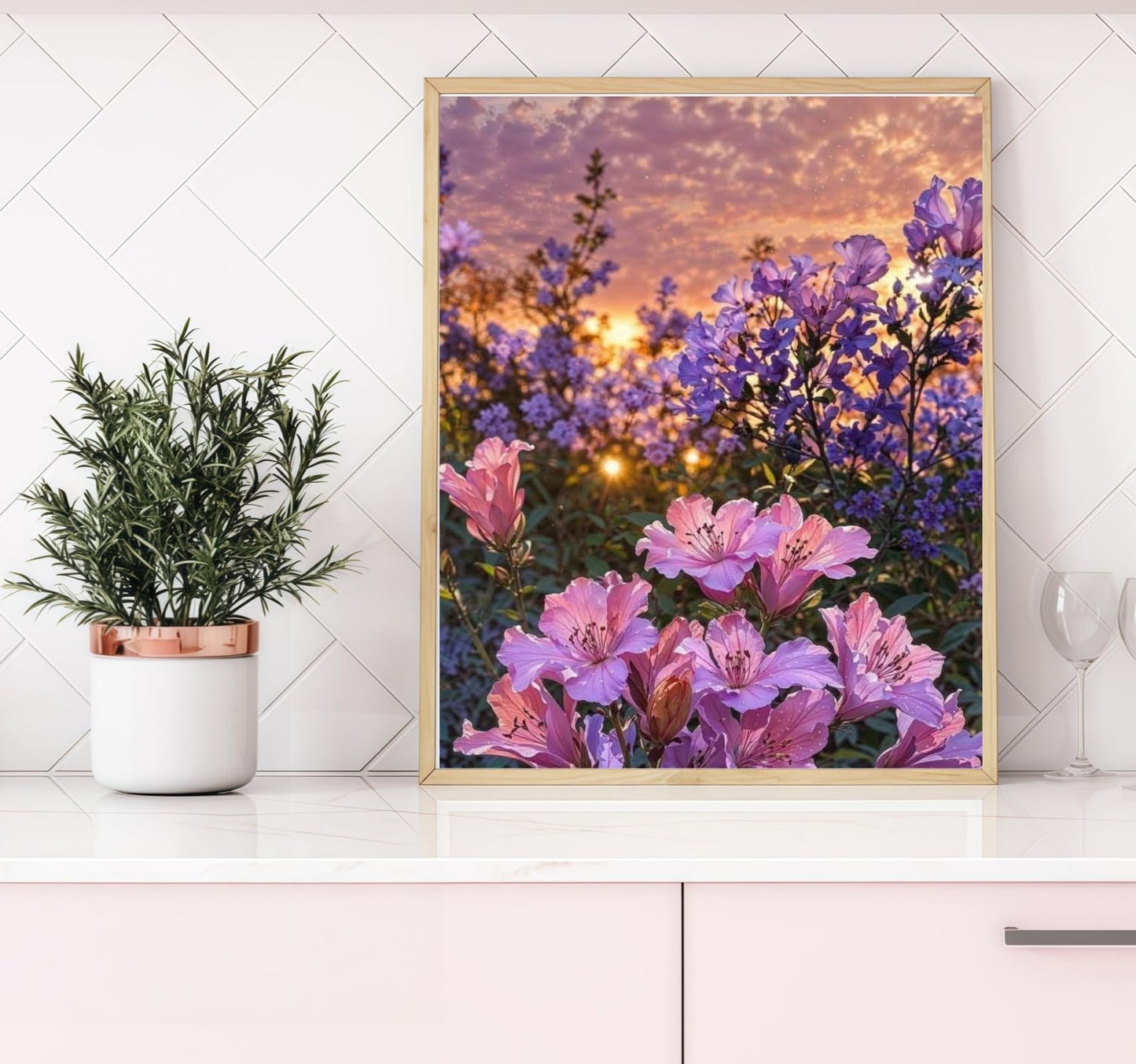 DOTSTART Paint by Numbers Kit for Adults,Beautiful View Paint by Number for Adults,Acrylic Adults' Paint-by-Number Kits, DIY Easy Paint by Number Adult Canvas for Home Wall Art Decor, 11.8X15.75 inch BST220