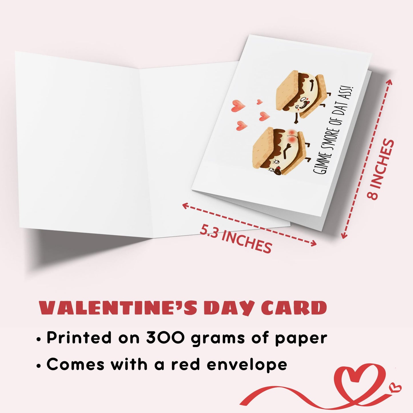 Pawzity Valentines Gifts for Him, Boyfriend, Bf, Husband, Men - Funny Valentines Card for Him - Anniversary, Birthday Gifts for Him - Single 5.3''x 8'' Funny Card with Envelope for Boyfriend, Husband WN420