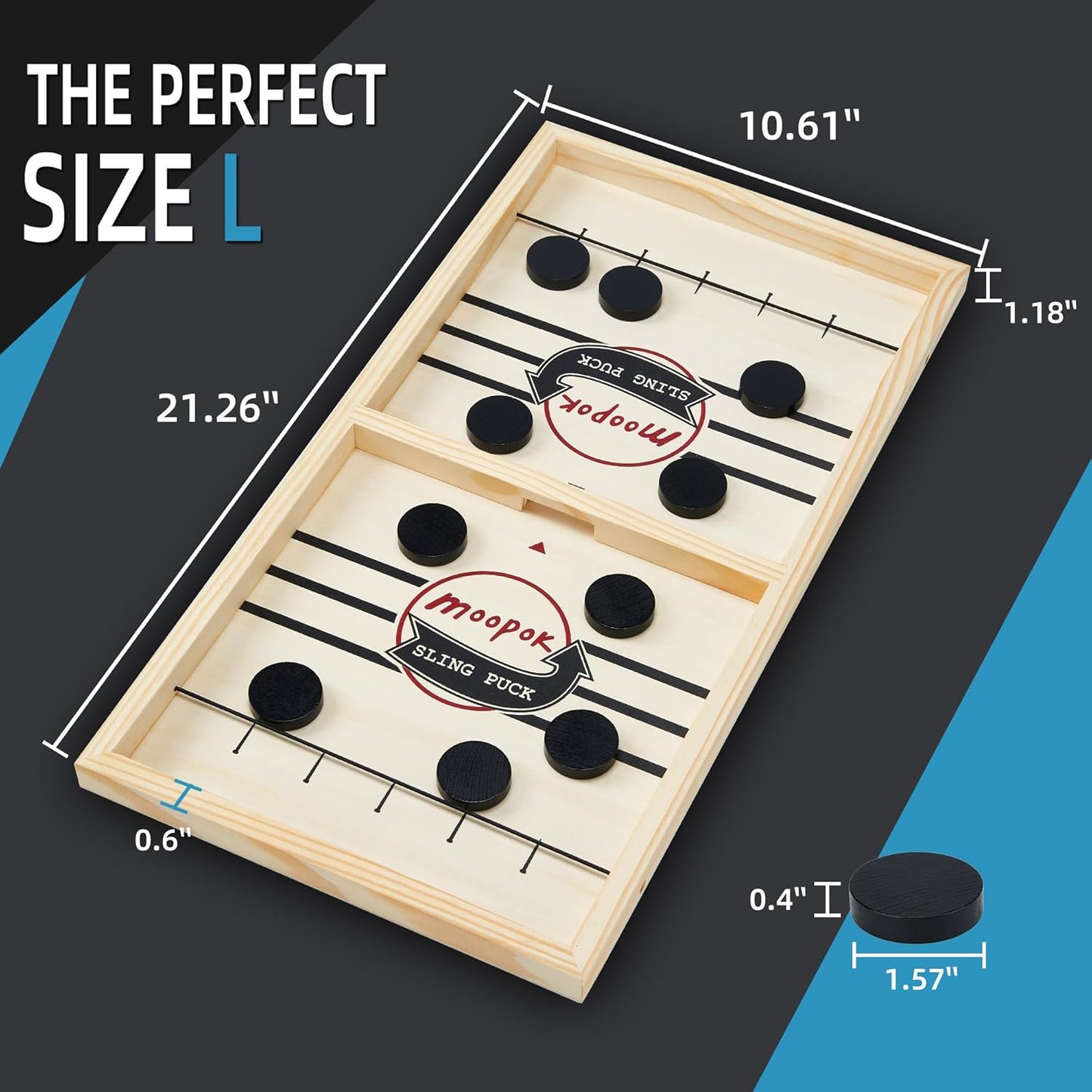 TOYZE WINNER Fast Sling Puck Game 90
