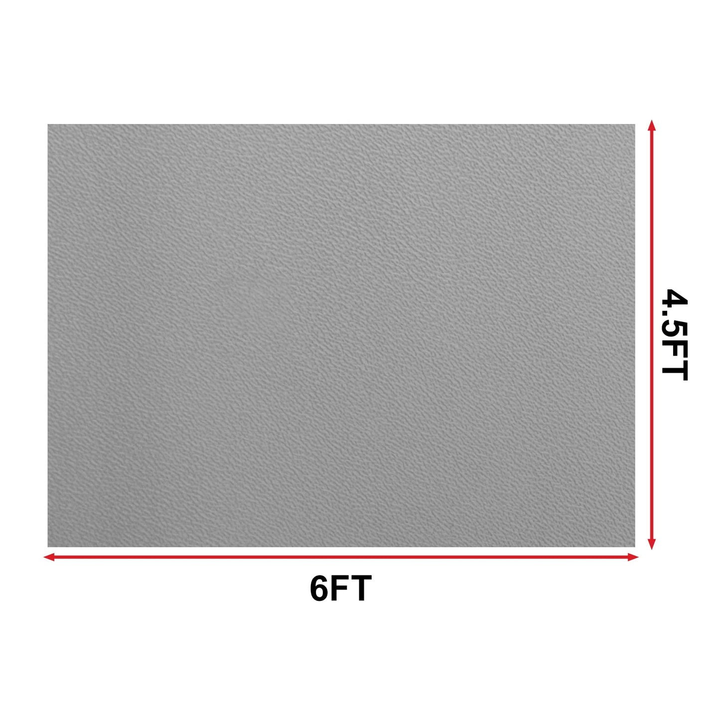 PU Fabric Material 1 Yard 54" x 36" Faux Synthetic Leather Sheets 1.2mm Thick Perfect for Upholstery, DIY Crafts, Hat Making, Hair Crafts Making, Sewing, Shoe Making (Gray) BST220