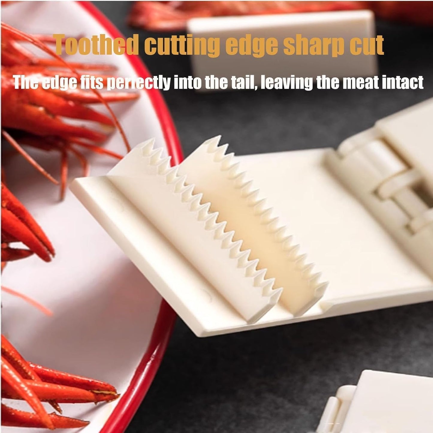 Crawfish Peeler, Crawfish Shucker, Crayfish Shelling Device Shrimp Peeler Kitchen Gadgets, Shrimp Peeler and Deveiner Tool,Universal Crayfish Shelling Device,Household Restaurant Easily Remove【3pcs】 WN420