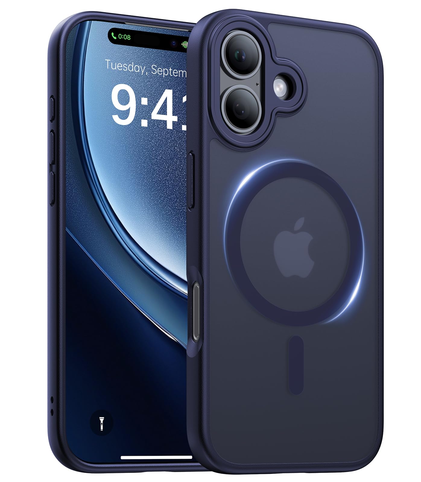 Magnetic for iPhone 17 Pro Max Case,[Anti-Slip][Compatible with MagSafe][Military Grade Drop Protection] Shockproof Protective Translucent Phone Case for iPhone 17 Pro Max Case,Wine Red WN420
