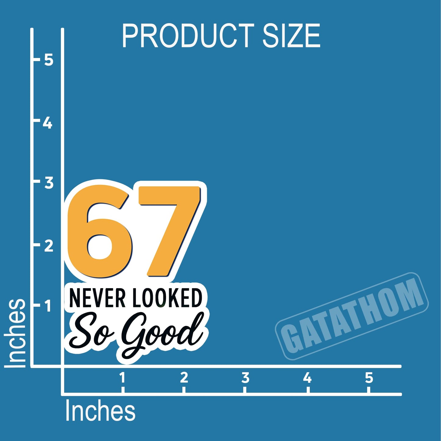 (3PCS) 83 Never Looked So Good Sticker – Happy 83th Birthday, Waterproof Vinyl Decals for Party Decor, Scrapbooking, Water Bottles, Laptops, Size 3" x 2.5" BST202