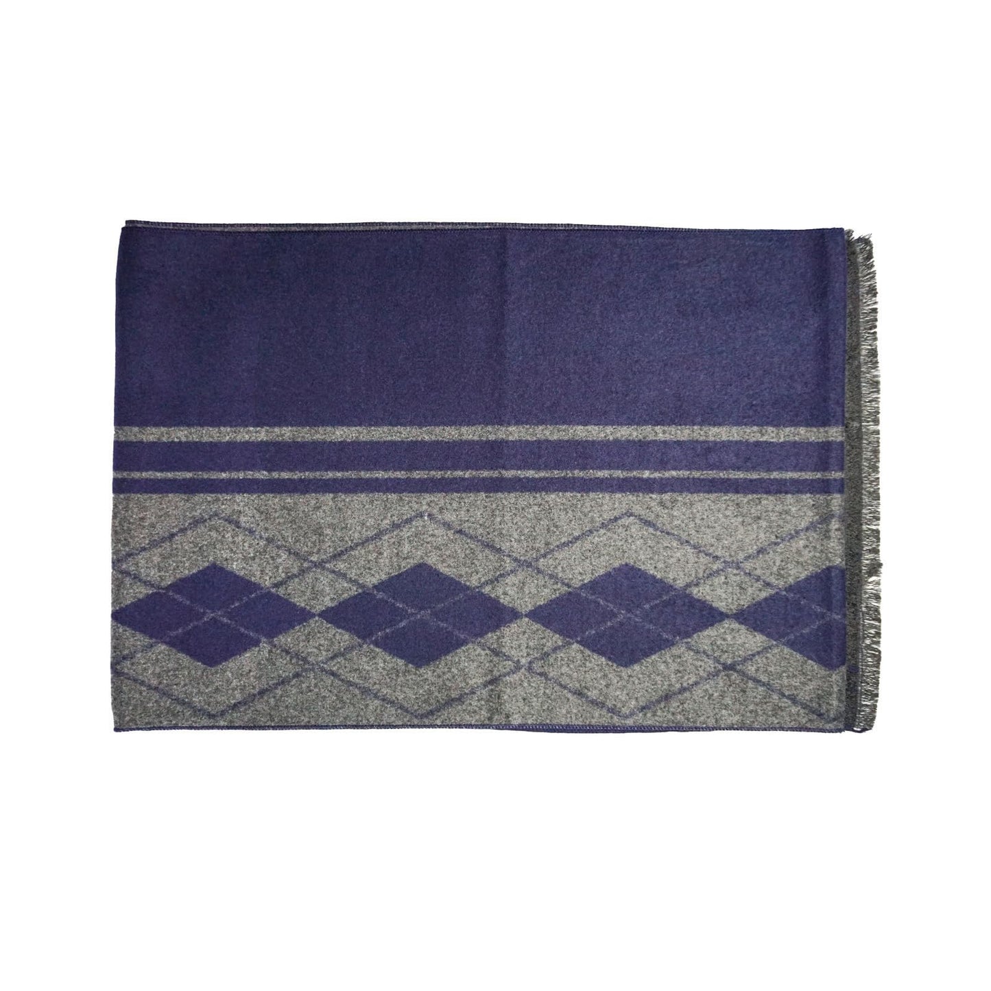 Mens Winter Scarf Cashmere Feel Warm Scarves Long Plaid Tassel Scarf for Men WN420
