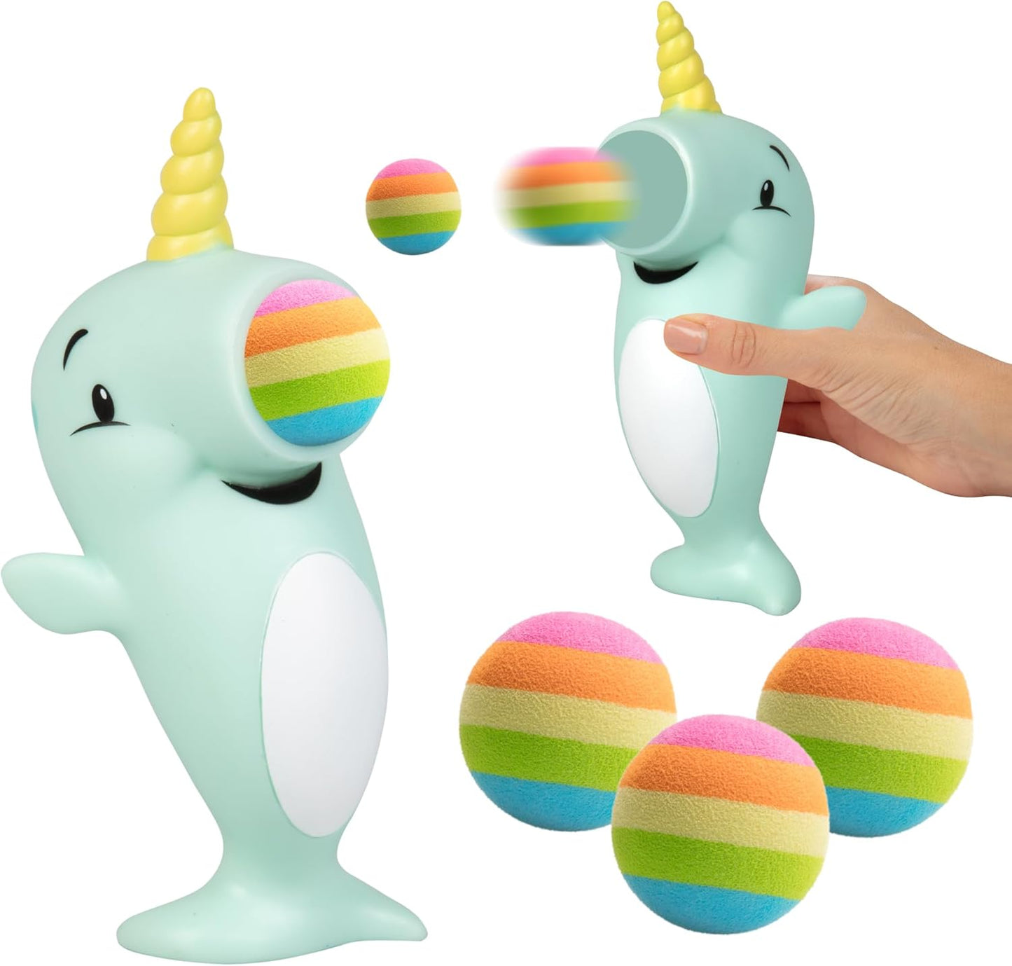 Hog Wild Narwhal Ball Popper Toy 67
