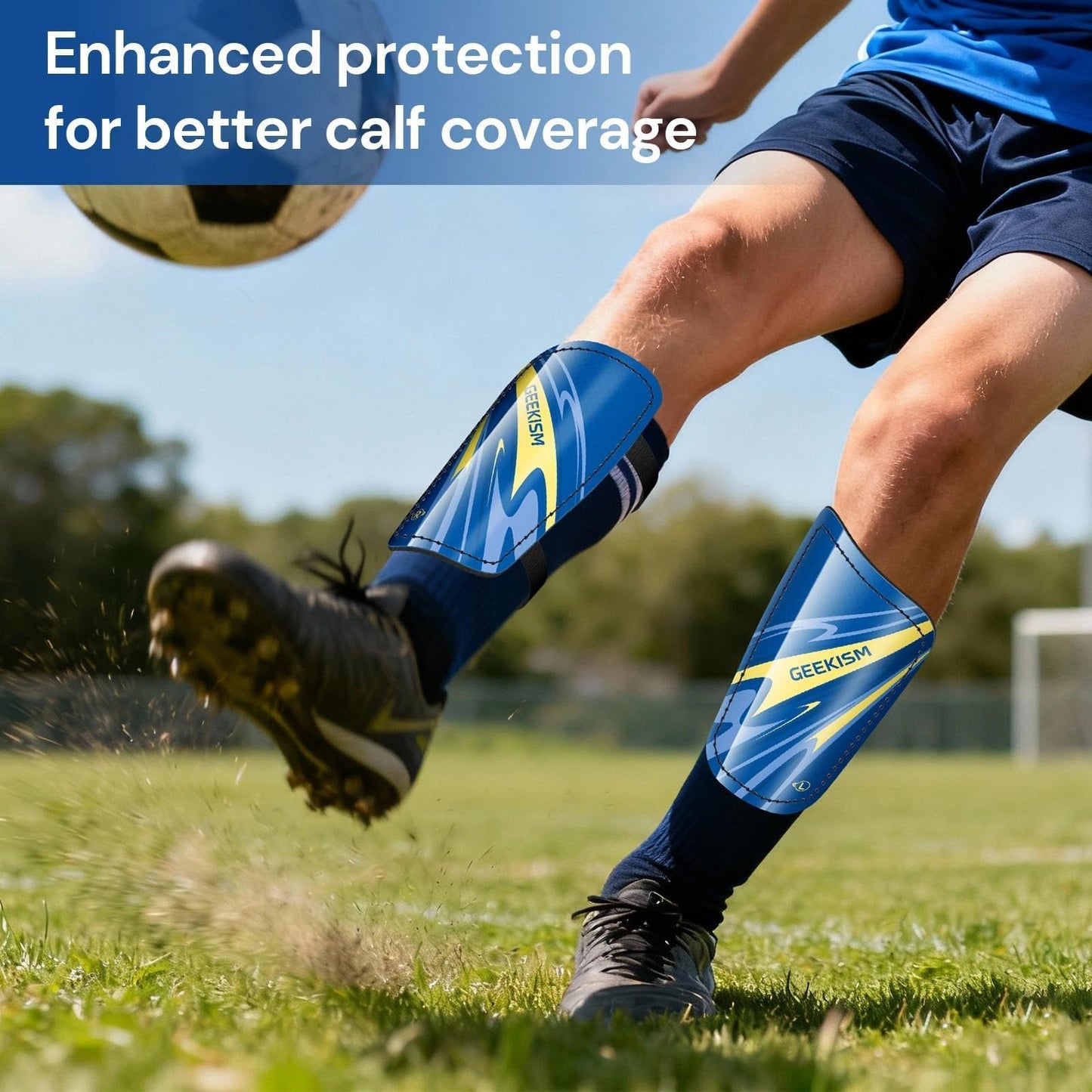 Soccer Shin Guards for Youth Kids Toddler - Soccer Shin Pads for Teens & Men, Protective Football Gear for 3-16 Years Boys Girls & Adult, World Cup Lightweight Soccer Equipment WN420