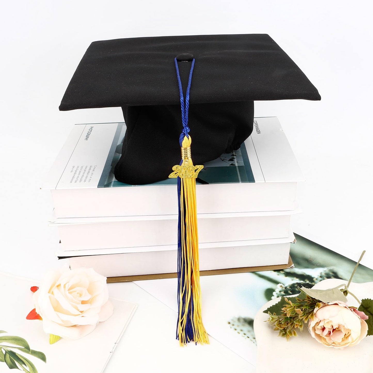 2026 Tassel Graduation, Black and Gold Graduation Tassel, 2026 Graduations Cap Tassels, Gradutate Cap Tassels with 2026 Year Gold Charms for Grad Cap Hat Ceremonies Memorial Graduations Decorations BST220
