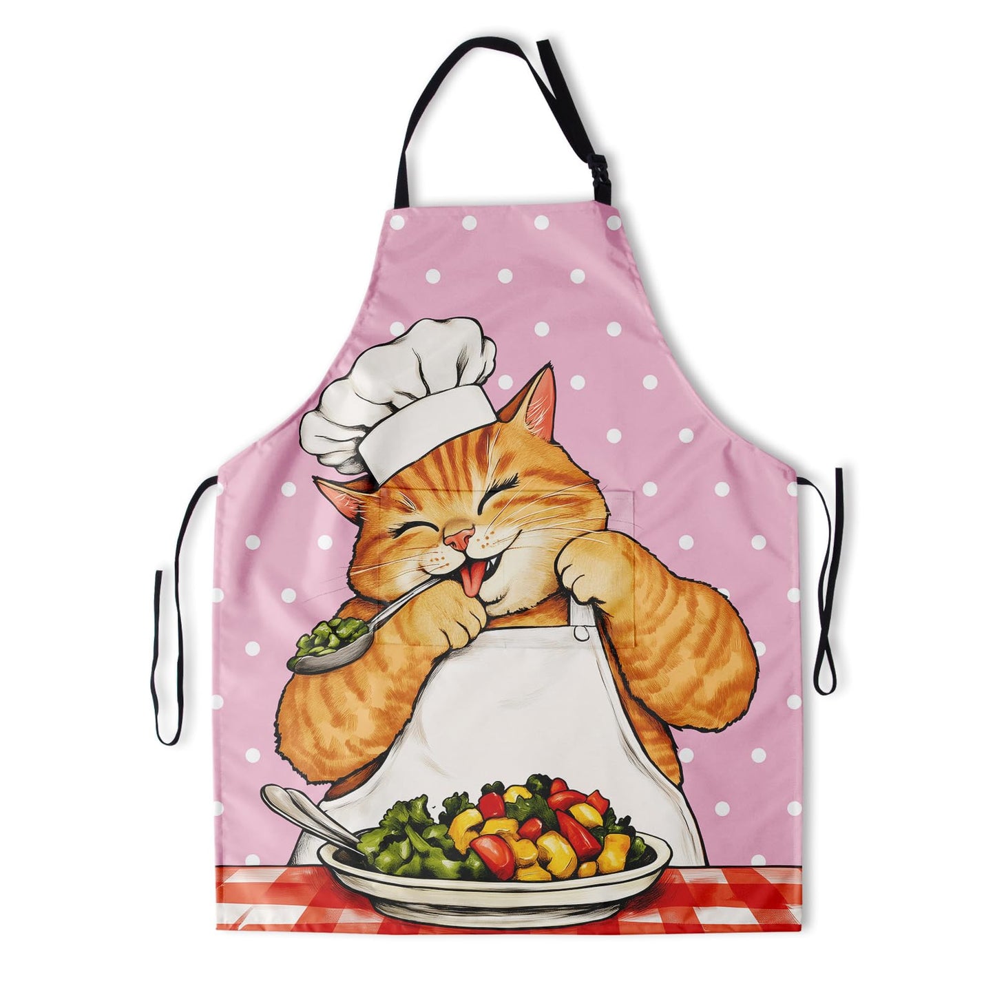 Art Apron with Pocket for Women Men | Kitchen Aprons Chef Apron for Cooking Baking BBQ Painting Gardening BST202