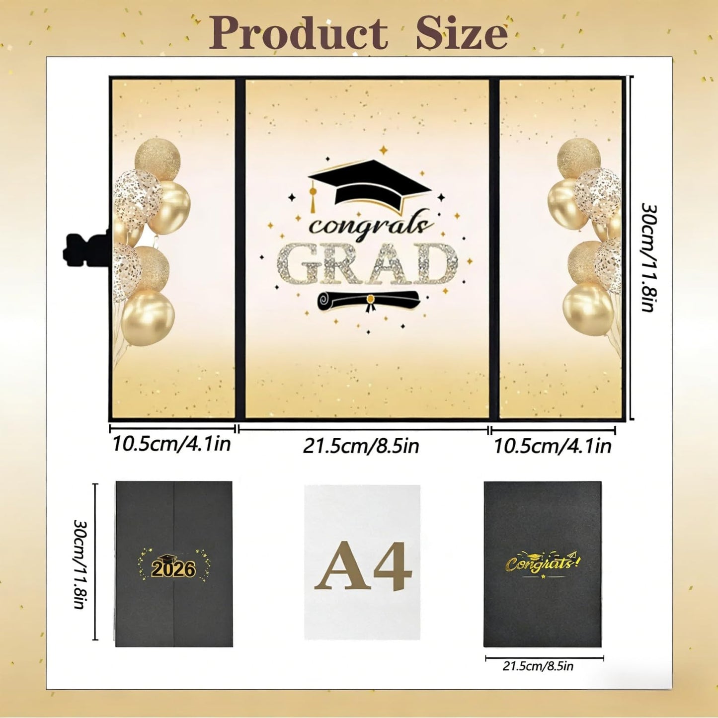SIHPTO Graduation Guest Book 2026 College Graduation Party Decorations,Red Graduation Signature Book,Class of 2026 Congrats Grad Guest Book Alternative, Graduation Gifts for Her Him BST326L