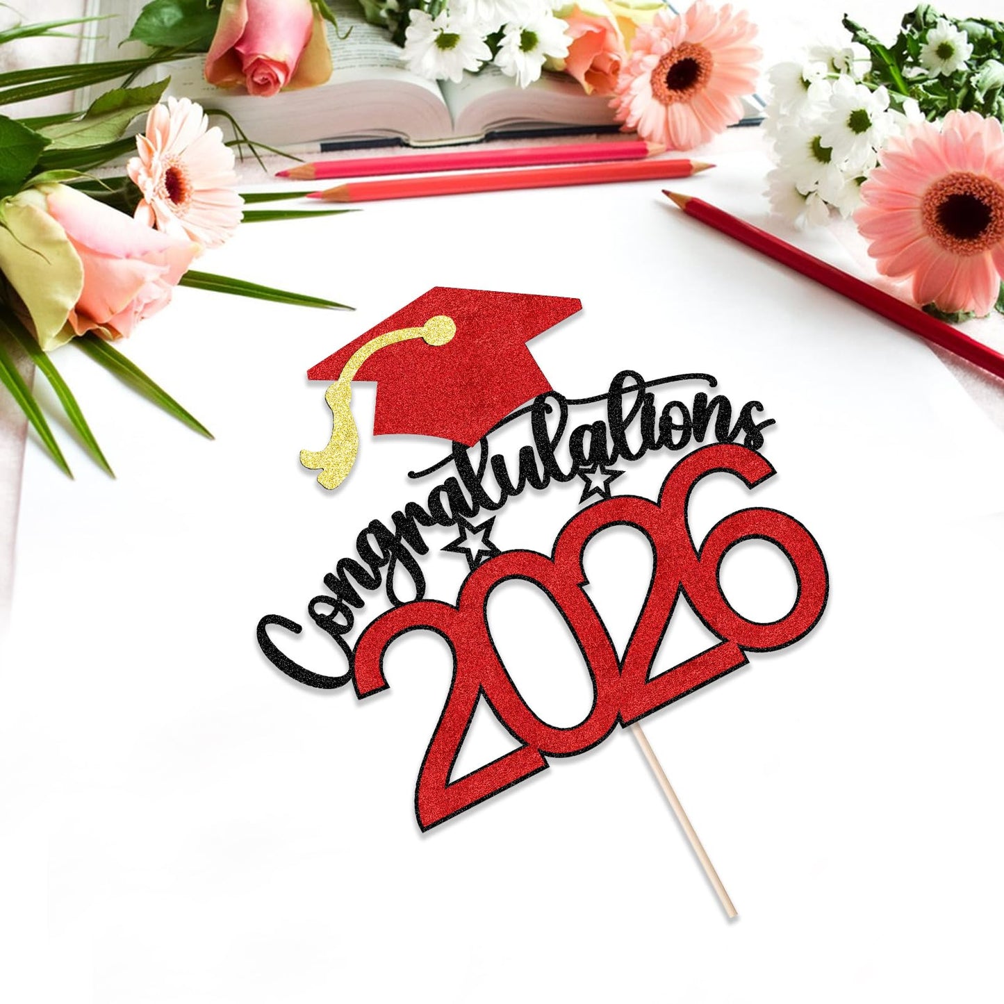 24 Pack Nurse Cupcake Toppers Nursing School Graduation Cupcake Picks Medical Rn Nurse Grad Themed Birthday Baby Shower Party Cake Decorations Supplies BST326L