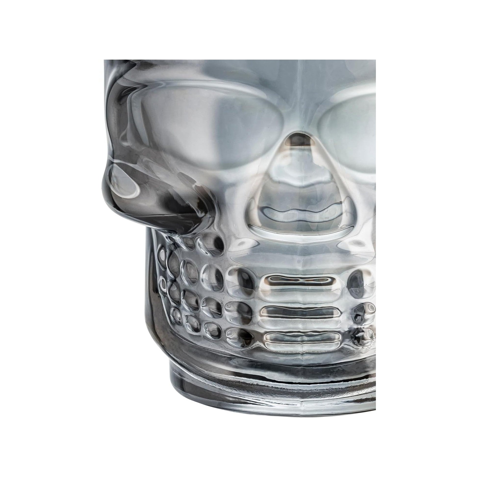 Set of 6 Skull Shot Glasses – 1.75 oz Glass Novelty Drinkware for Halloween Parties, Cocktail Bars & Home Decor-3