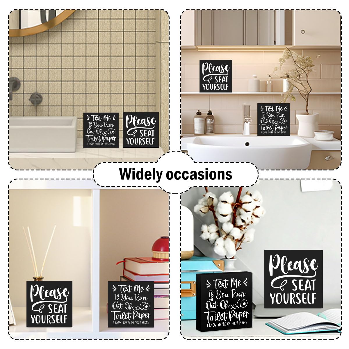 Inspirational Motivational Gifts Employee Appreciation Gifts Wood Box Sign | Daily Affirmations for Women, Little Reminders You are Enough Wooden Box Desk Decorative Sign for Office Desk Table Shelf BST202