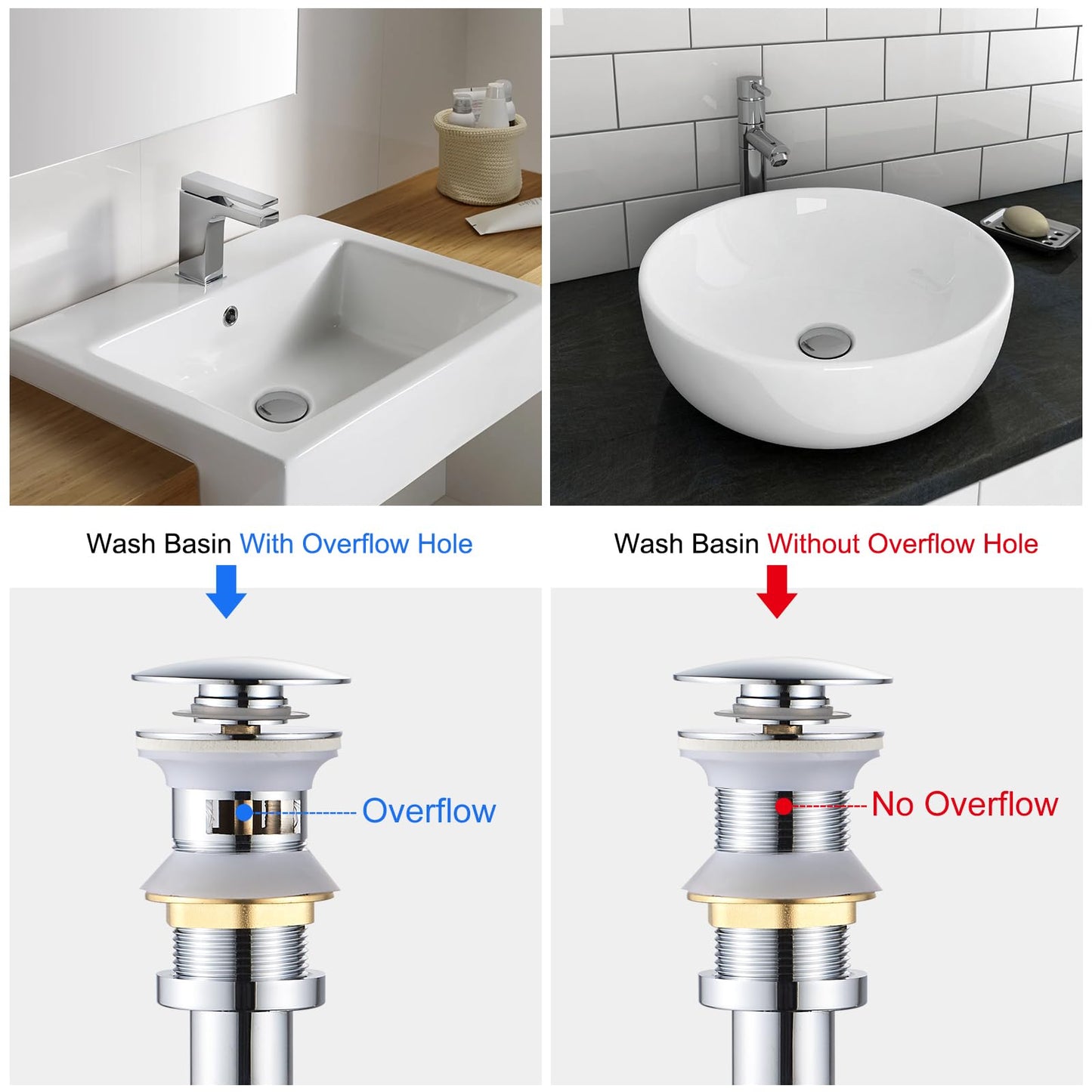 Solid Brass Adjustable 1-1/4 Bottle Trap with Overflow Drain Stopper Set, Bathroom Sink P-Trap Complete Set Sink Drain Kit Tube, Antique BST220