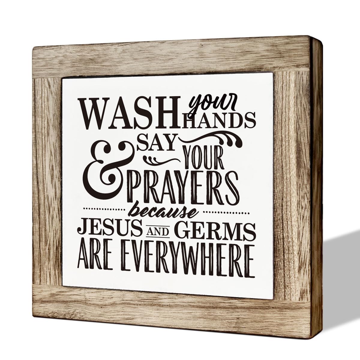 Bathroom Decor, Funny Bathroom Decor, Flush the Toilet This is Not Show and Tell, Wooden Box Signs for Home Decor, Bathroom Decor Tabletop, Kids Bathroom Rules Sign Decor, Bathroom Box Sign B6-71 BST202
